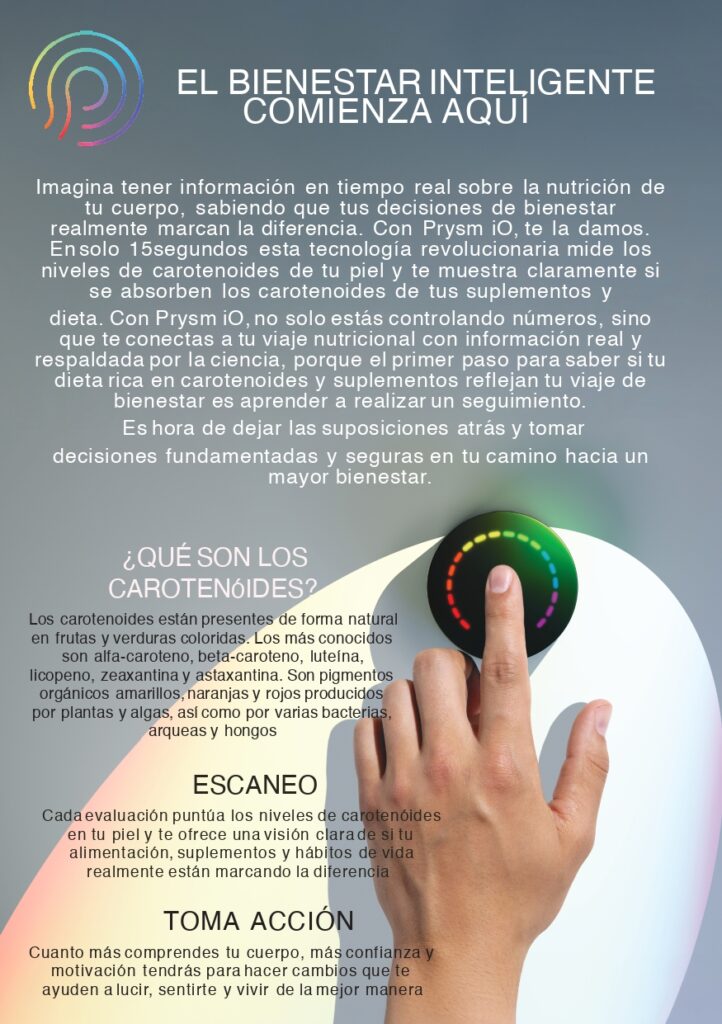 Folleto Prysm iO - Medición de antioxidantes en Salamanca (página 1)